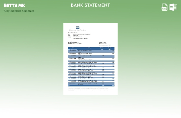модерен стил Сан Марино Банка ди Сан Марино шаблон за верзија на ексел банкарски